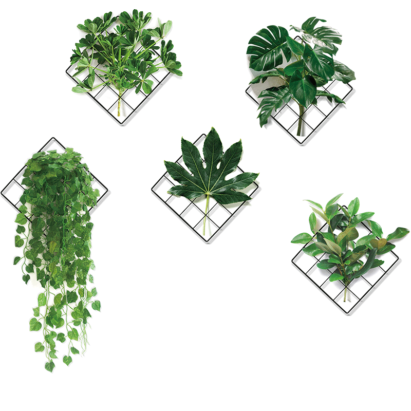 Natural Leaf Pattern Wall Sticker Decal