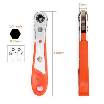Compact Fast Hex Key Ratchet Tool Set
