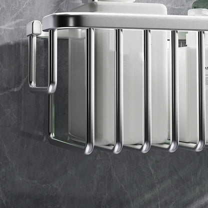 Shower Organizer with Hooks and Extra Storage