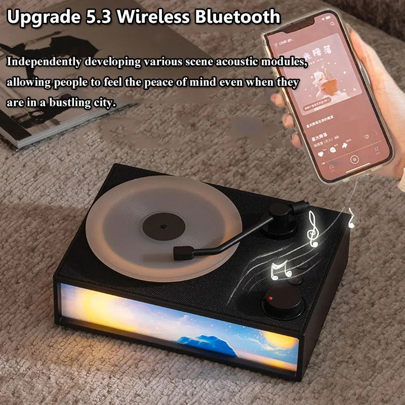 Compact LED Wireless Speaker with Essential Oil Diffuser