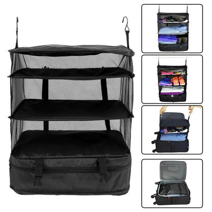 Compact Travel Bag Organizer Shelf