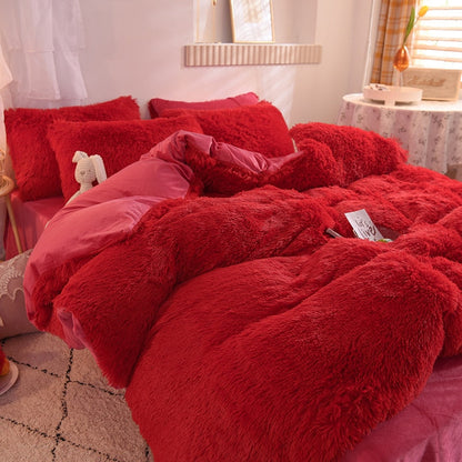 Cozy White Comforter Bed Set
