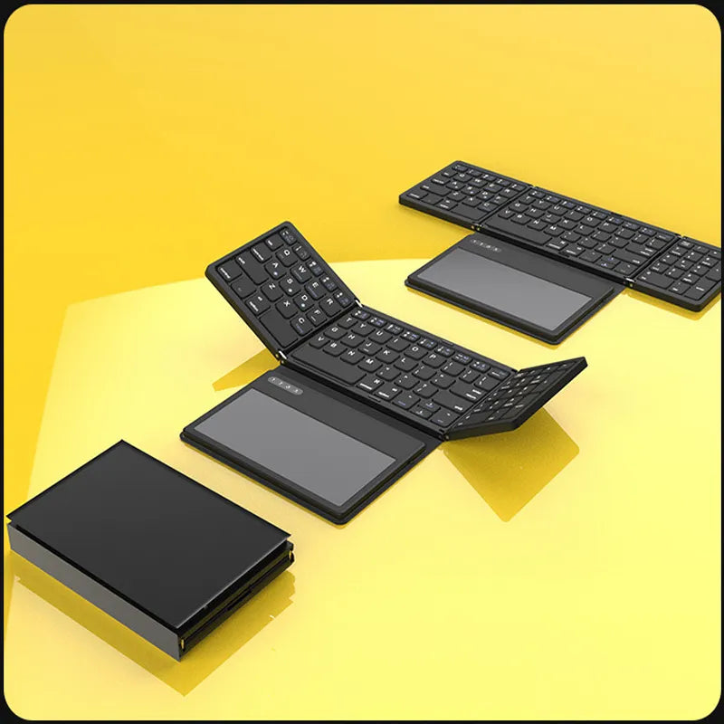 Compact Portable Wireless Keyboard Pad