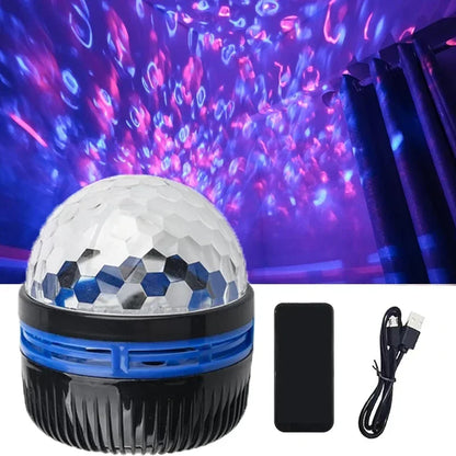Cosmic Starry Night Light Projector with Sound