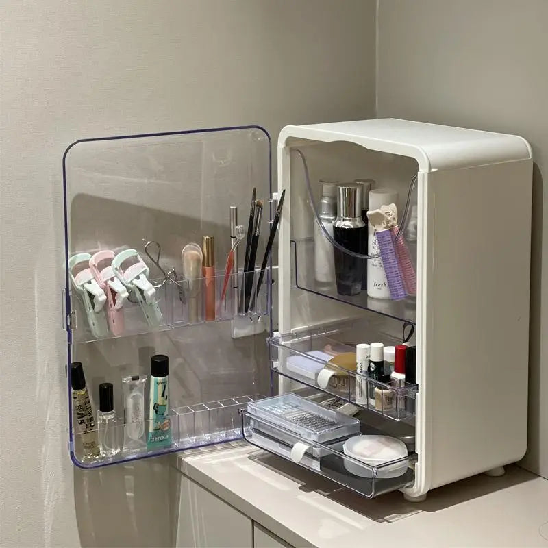 Portable Travel Makeup Organizer Box - Luxicro
