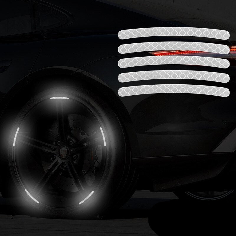 Bright Car Safety Reflective Decals - Luxicro