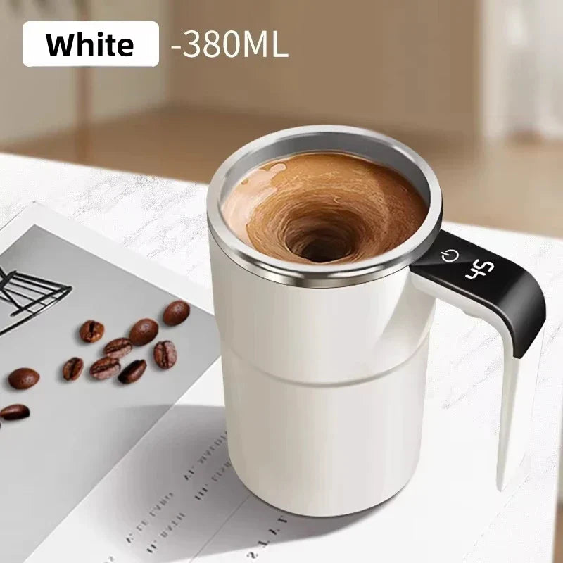 Insulated Rechargeable Coffee Mug 380ML Stainless Steel