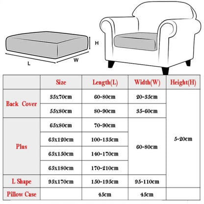 Plush Cushy Couch Pillow Case