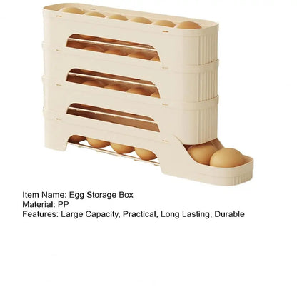 Space Saving 4 Layer Plastic Egg Holder