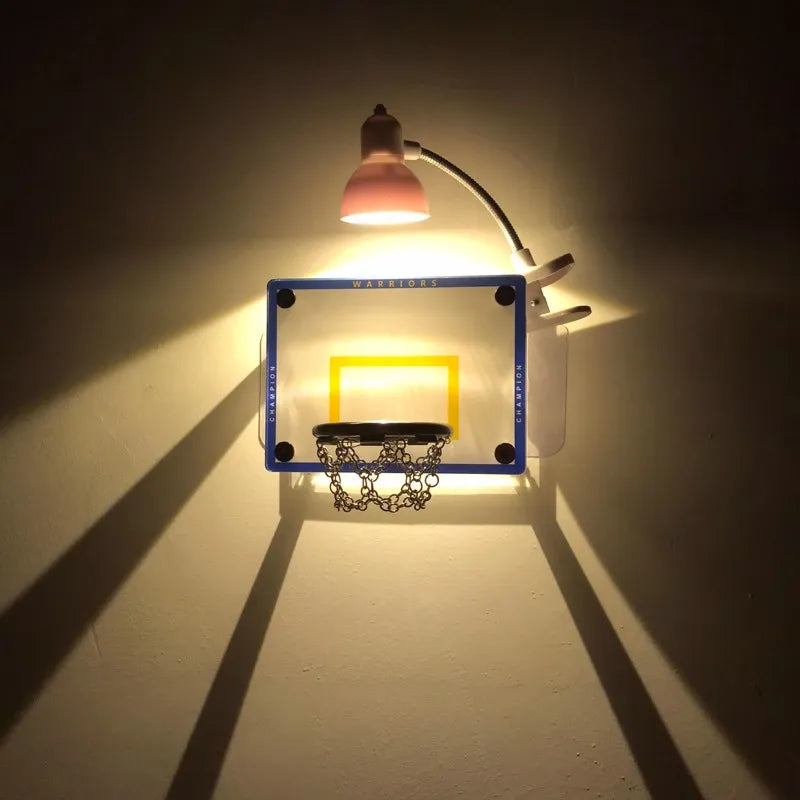 Compact Sports Basketball Desk Lamp