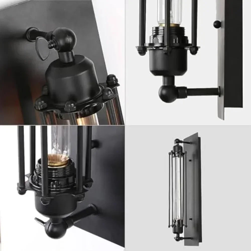 Vintage Metal Pendant Light Bulb Lamp E27