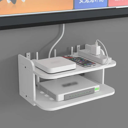 Space Saving Wireless Router Storage Shelf