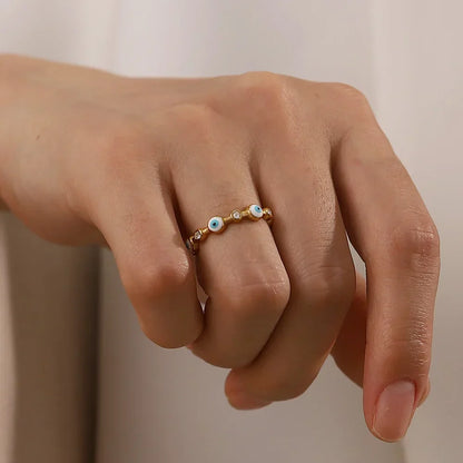 Elegant Guarded Diamond Engagement Ring