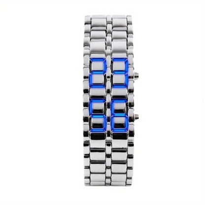 Colorful LED Flowing Digital Sports Watch