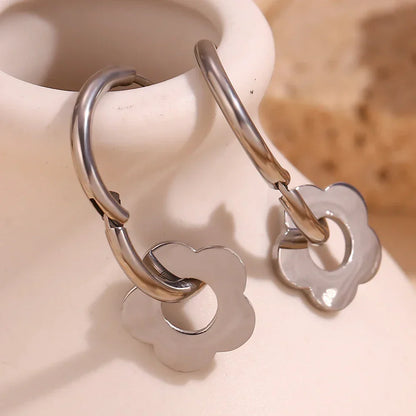 Dainty Floral Drop Earrings