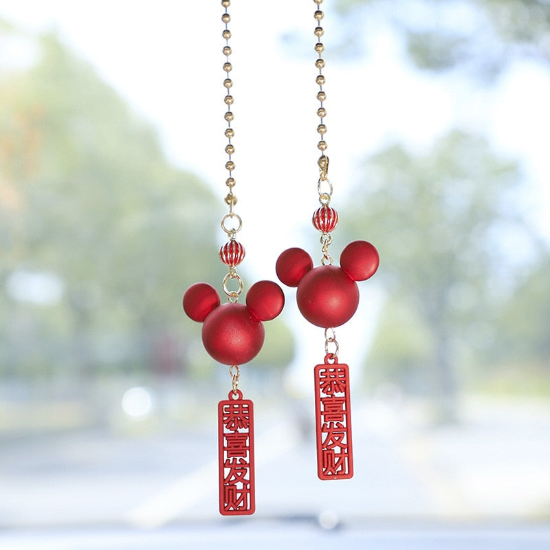 Fun Cute Deer Rearview Mirror Charm