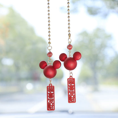 Fun Cute Deer Rearview Mirror Charm
