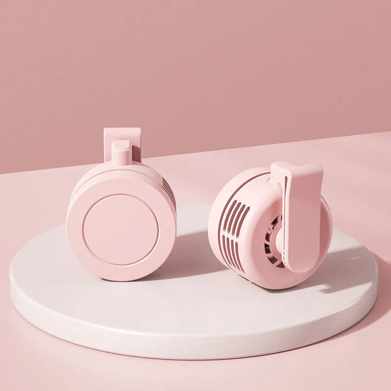 Compact Rechargeable Desk Fan Clip