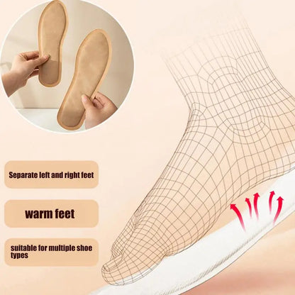 Cozy Thermal Heated Insoles Warm Foot Pads