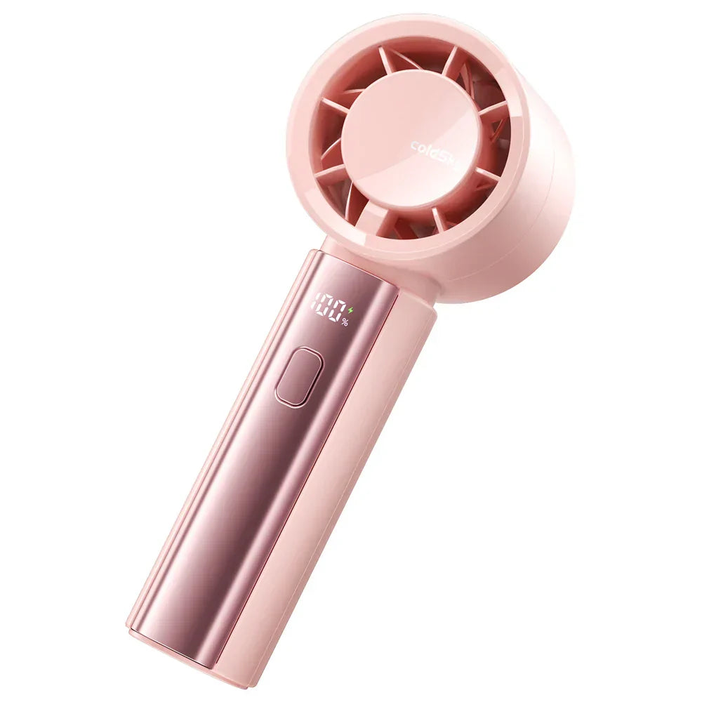 Compact Battery Powered Personal Fan with 5 Settings - Luxicro