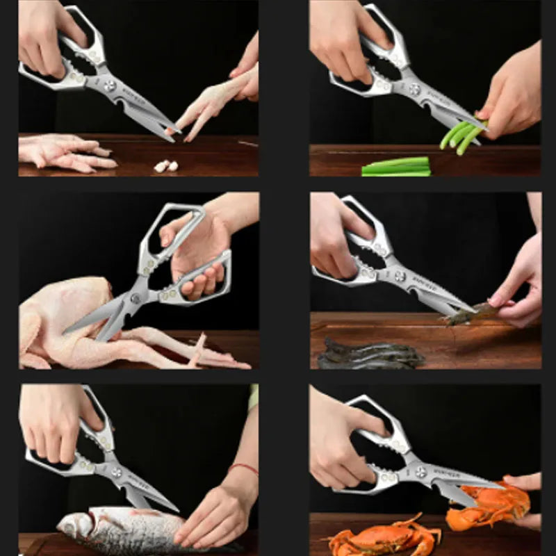 Precise Cooking Scissors with Ergonomic Handle