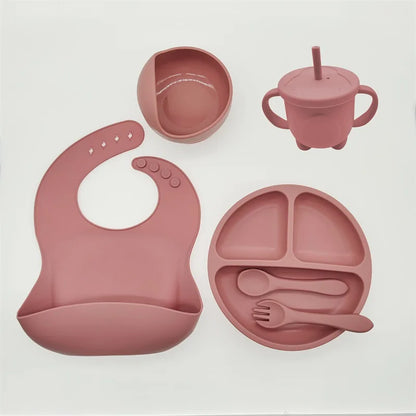 Baby Safe 8pc Suction Plate Bowl Spoon Set