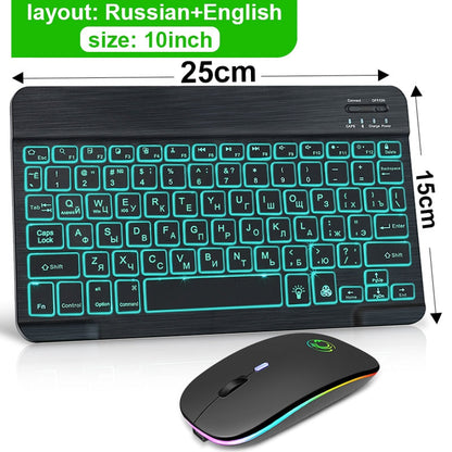 Compact Wireless Keyboard Mouse Combo