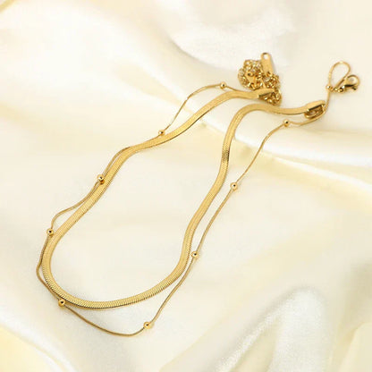 Luxury Bar Chain Stacked Necklace Set