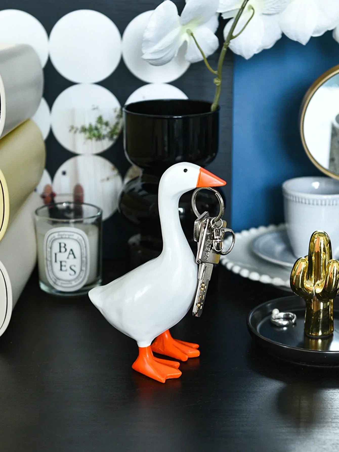 Adorable Mini Magnet Bird Key Holder Charm