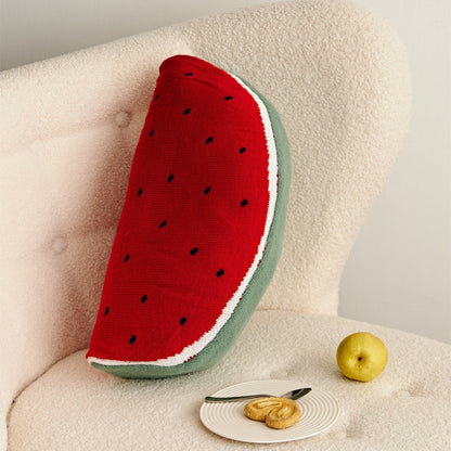 Colorful Fruit Throw Pillow