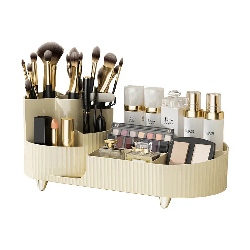Transparent Spinning Cosmetic Organizer Box