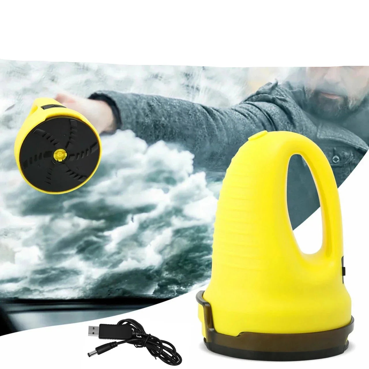 Fast Heated Car Windshield Ice Scraper Tool - Luxicro