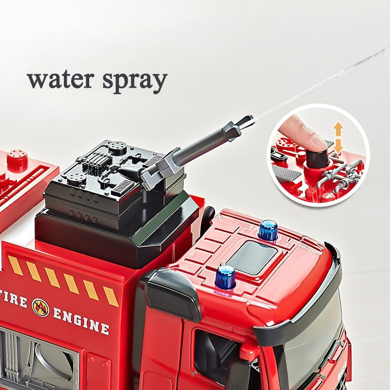 Big Kids Fire Engine Toy Truck Playset