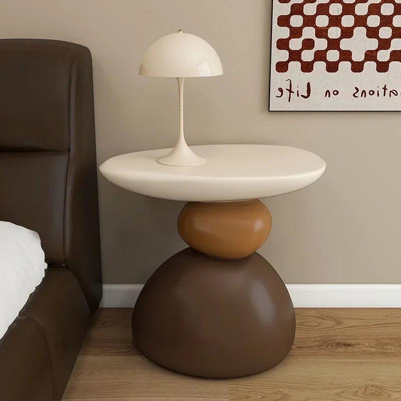 Modern Minimalist Coffee Table in White Wood