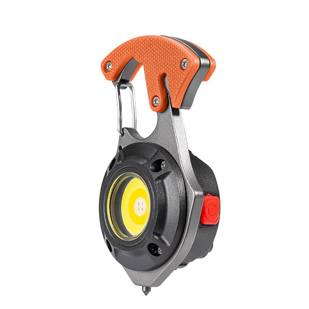 Compact Multi Tool LED Flashlight Keychain