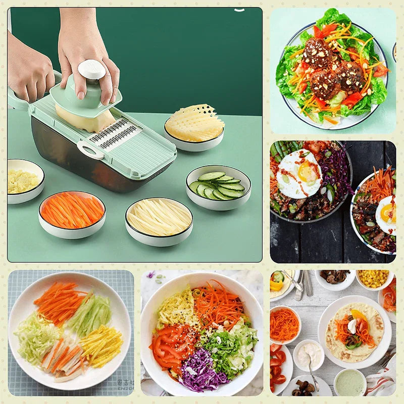 Quick 5-in-1 Vegetable Food Chopper Set