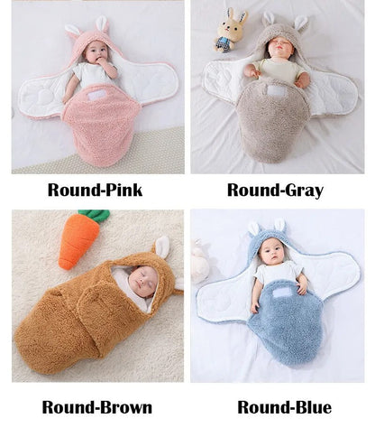 Cozy Bunny Baby Sleep Sack Wrap
