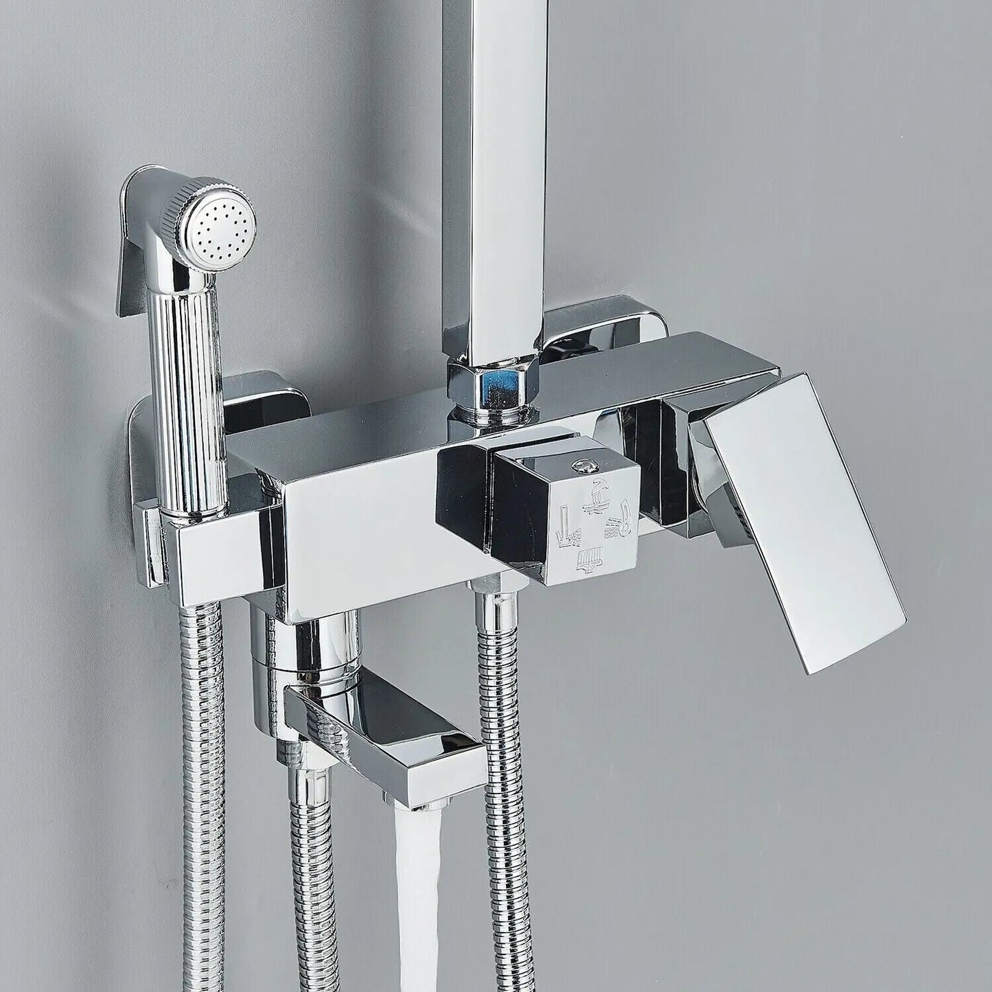 Luxury Shower Head with Adjustable Metal Arm