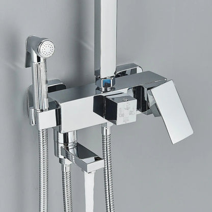 Luxury Shower Head with Adjustable Metal Arm