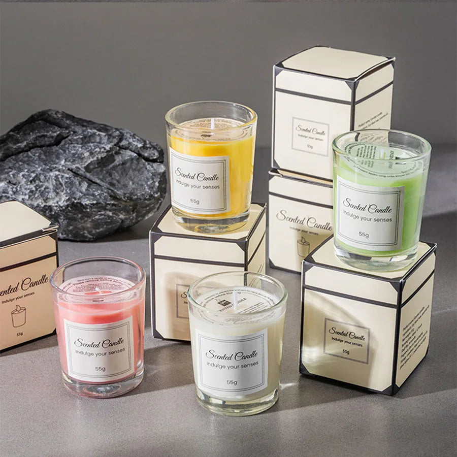 Relaxing Fragrant Soy Wax Scented Candles