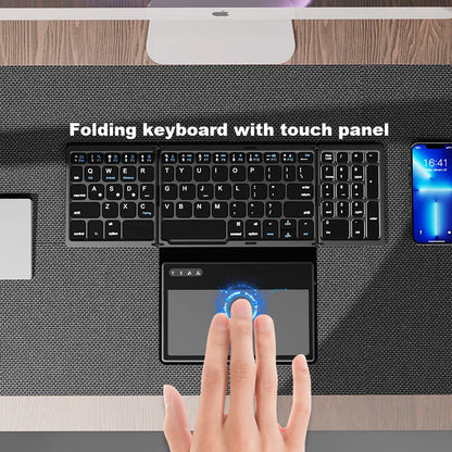 Compact Portable Wireless Keyboard Pad