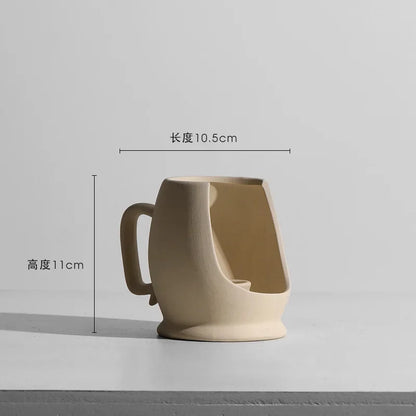 Simple White Ceramic Decorative Vase