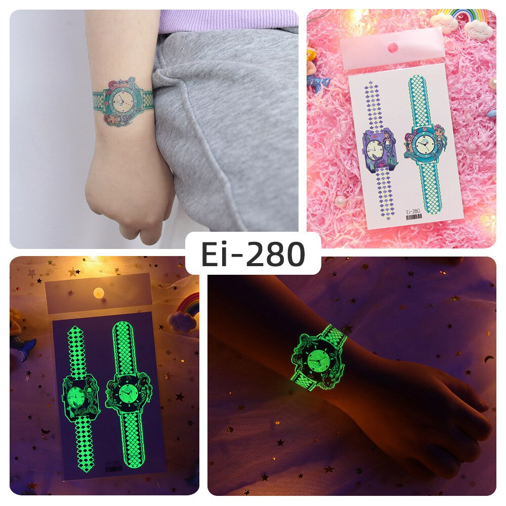 Shiny Style Watch Temporary Tattoo