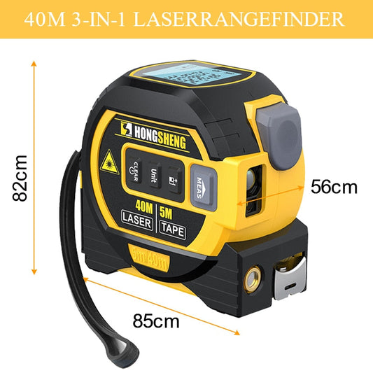 Accurate 3-in-1 Laser Distance Measuring Tool - Luxicro