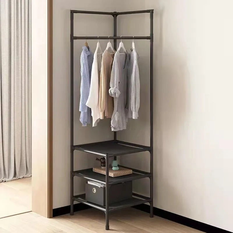 Space Saving Coat Rack and Shelf Organizer