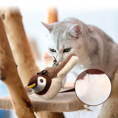Colorful Plush Interactive Cat Toy
