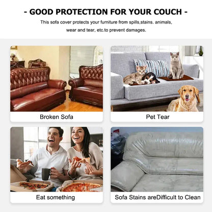 Soft Fit Couch Cover with Plush Design