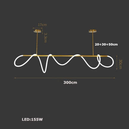 Modern Dimmable LED Ceiling Light Fixture