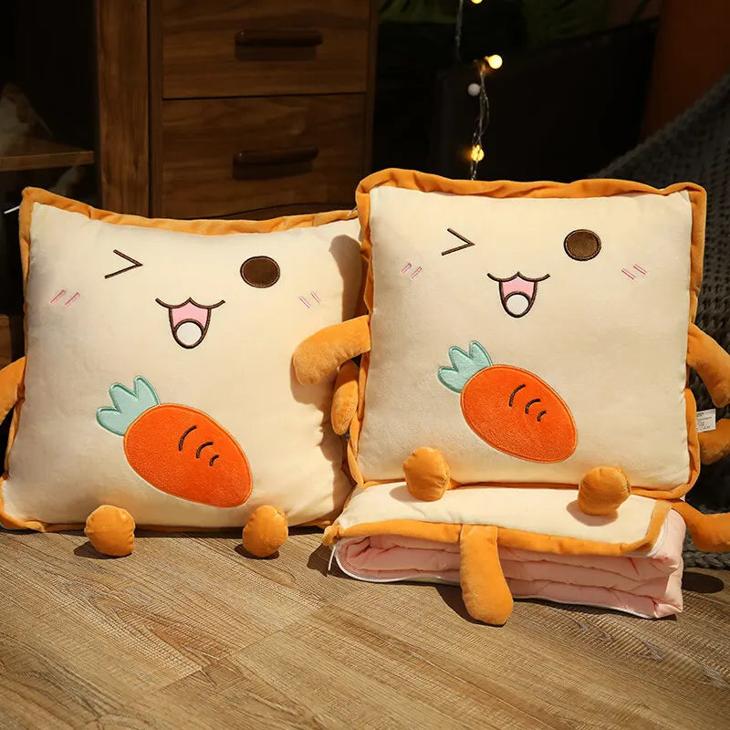 Cozy Childrens Neck Pillow Blanket Set