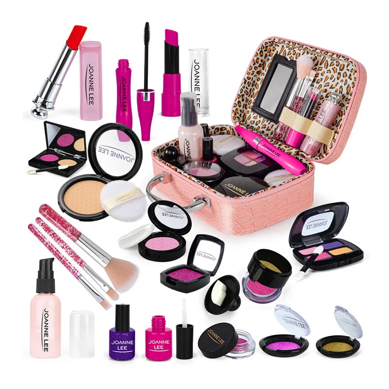 Fun Girls Makeup Kit With Lip Gloss Nail Polish - Luxicro